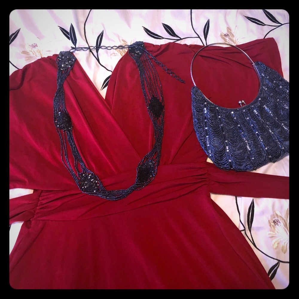 Red Hot flared Dress